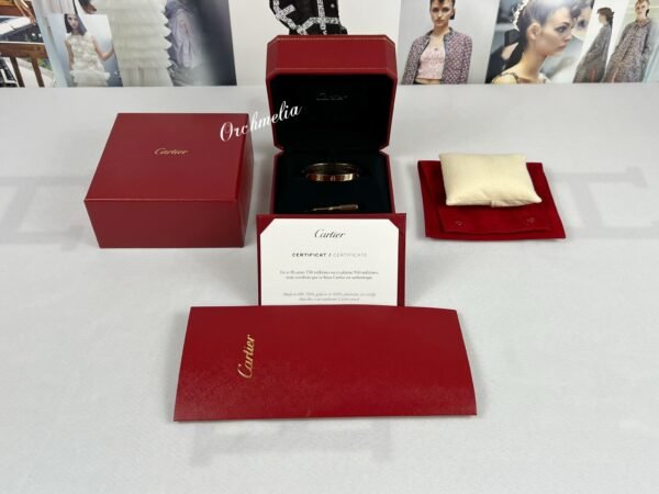 Cartier Love Bracelet, Rose Gold.