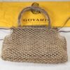 Goyard Aligre Raffia Net with Taupe Goyardine.