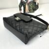 Chanel 23B Black Coco Mellow Small Hobo Bag.