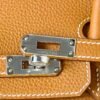 Hermès Gold Togo Birkin 25 with Palladium Hardware.