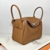 Hermès Gold Clemence Lindy 26 with Palladium Hardware.