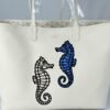 Goyard 2024 Limited Editon Sand Anjou PM Seahorse Embroidery.
