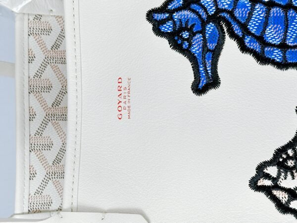 Goyard 2024 Limited Editon Sand Anjou PM Seahorse Embroidery.