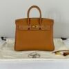 Hermès Gold Togo Leather Birkin 25 with Gold Hardware