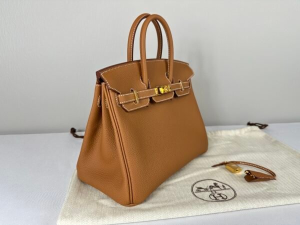 Hermès Gold Togo Leather Birkin 25 with Gold Hardware