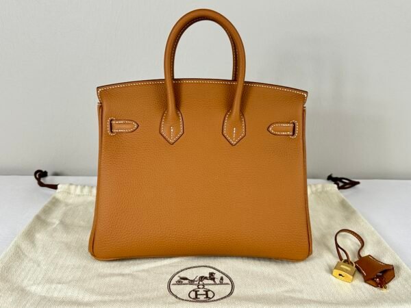 Hermès Gold Togo Leather Birkin 25 with Gold Hardware