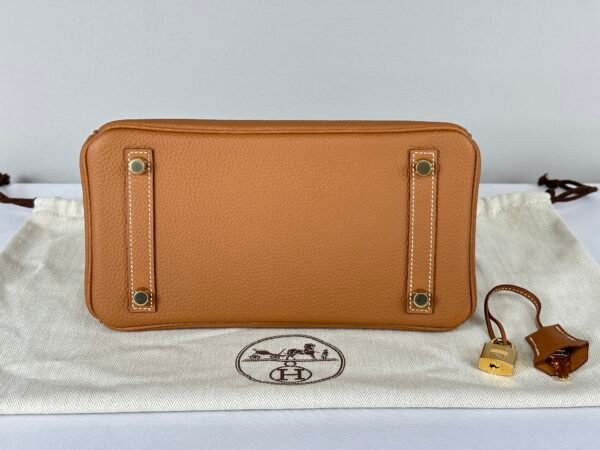 Hermès Gold Togo Leather Birkin 25 with Gold Hardware