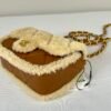 Chanel 24K Teddy Bear-Shearling Flap Bag.