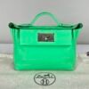 Hermès Vert Comics Evercolor 2424  with Palladium Hardware