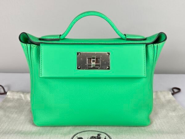 Hermès Vert Comics Evercolor 2424  with Palladium Hardware