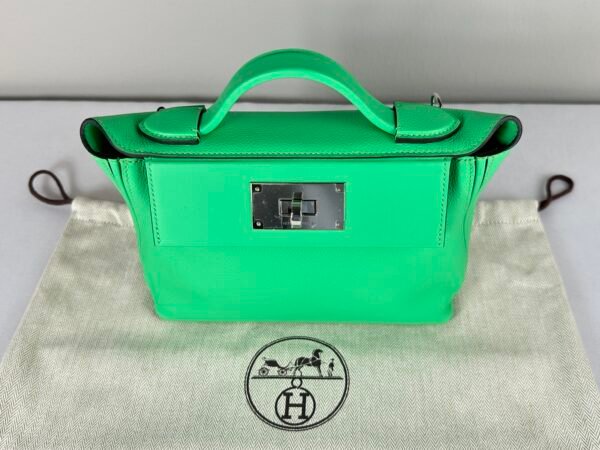 Hermès Vert Comics Evercolor 2424  with Palladium Hardware