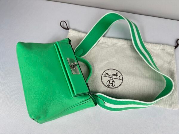 Hermès Vert Comics Evercolor 2424  with Palladium Hardware