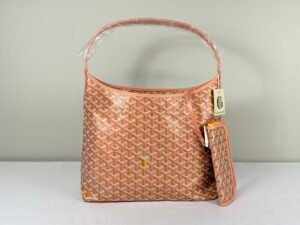 Goyard Pearlescent Pink Boheme Hobo Bag