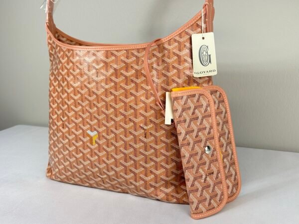 Goyard Pearlescent Pink Boheme Hobo Bag