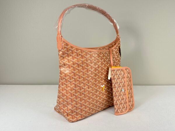 Goyard Pearlescent Pink Boheme Hobo Bag