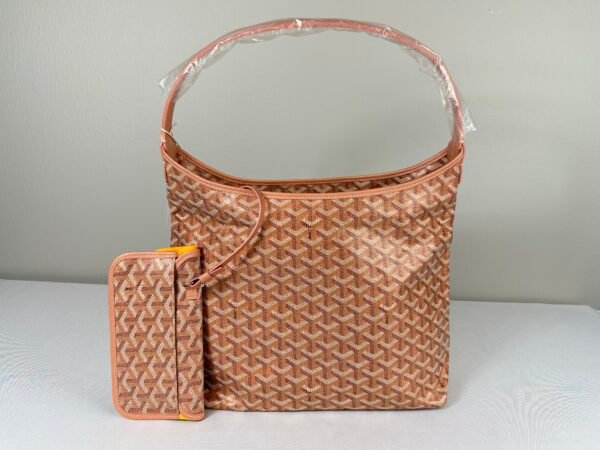 Goyard Pearlescent Pink Boheme Hobo Bag