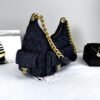 Chanel 25C Dark Blue Denim Trendy Pockets Small Hobo Bag