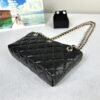 Chanel 25C Black Caviar Clutch on Chain with Light Gold Hardware