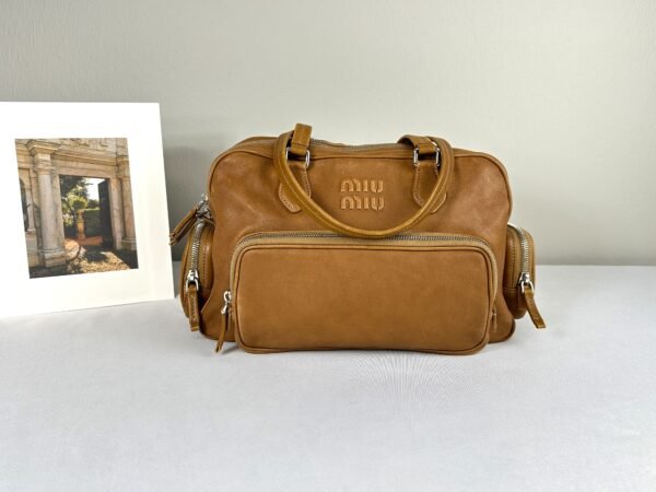 Miu Miu Nappa Leather Top- handle Bag