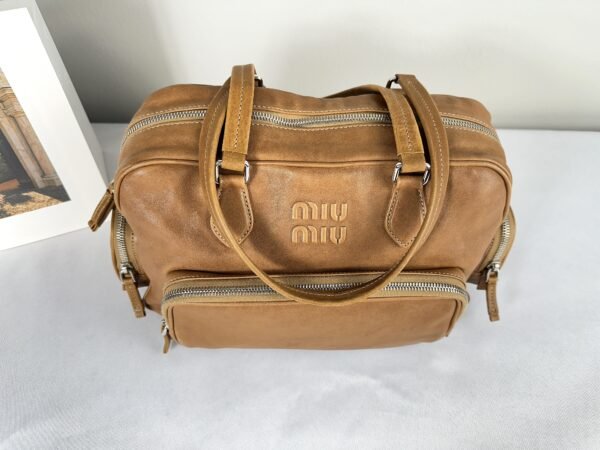 Miu Miu Nappa Leather Top- handle Bag