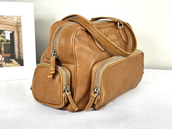 Miu Miu Nappa Leather Top- handle Bag