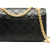 Chanel 25C Black Calfskin Mini 2.55