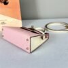 Hermès Rose Sakura and Craie Chèvre Special Order Mini Kelly II