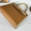 Hermès Gold and Trench Epsom Kelly 25 with Gold Hardware