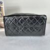 Chanel 25C Black Small Maxi Pockets Hobo Bag