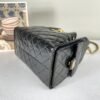 Chanel 25C Black Small Maxi Pockets Hobo Bag