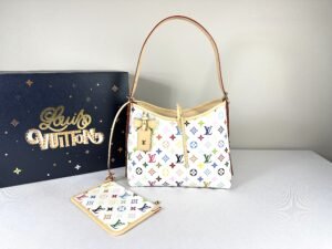 LV X Murakamsi Multicolor Blanc Carryall PM