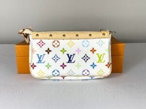 LV x Murakamsi White Pochette Accessories