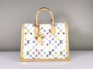 LV x Murakamsi White Multicolor On the Go