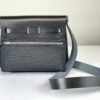 Hermès Black Mini Herbag with Palladium Hardware