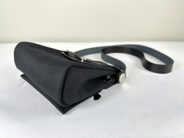 Hermès Black Mini Herbag with Palladium Hardware