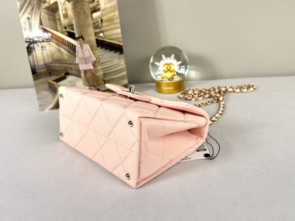 Chanel 25S Pink Caviar Small Retro Twist Flap Bag