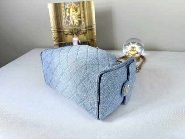 Chanel 25S Light Blue Denim Small 25 Bag
