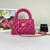 Chanel 24A Fuchsia Shiny Calfskin Kelly Bag