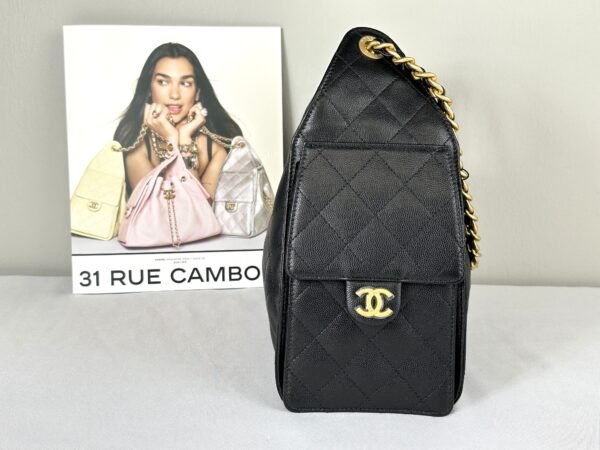 Chanel 25A Black Caviar Small 25 Bag