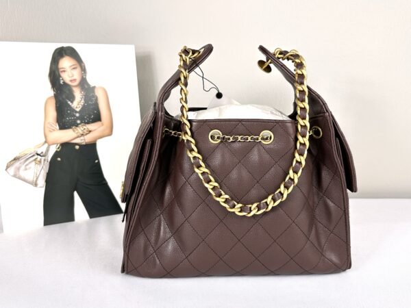 Chanel 25A Brown Caviar Small 25 Bag