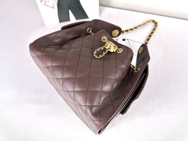 Chanel 25A Brown Caviar Small 25 Bag