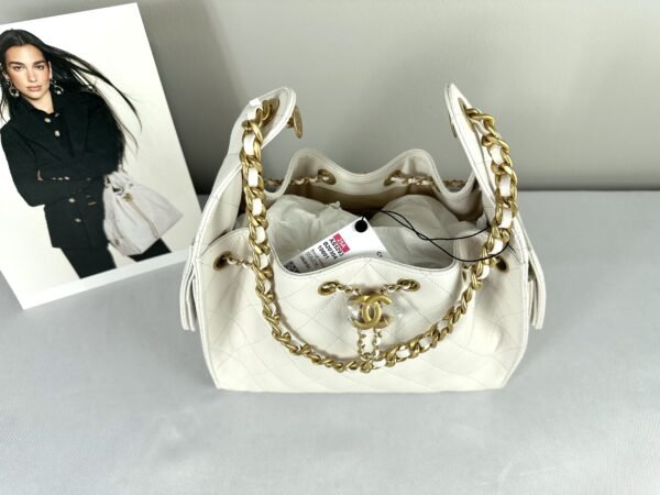 Chanel 25A White Caviar Small 25 Bag
