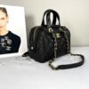 Chanel 25A Black Caviar Small CC Travel Bag