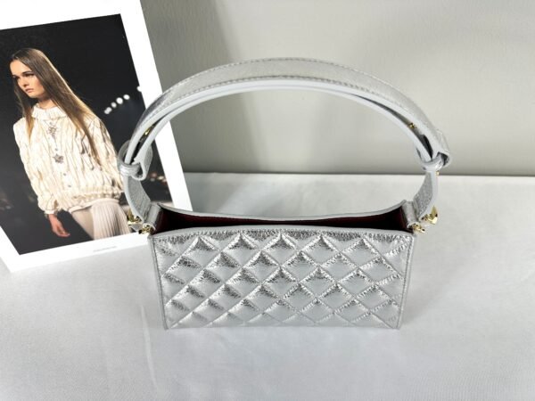 Chanel 26X Silver Hobo Bag