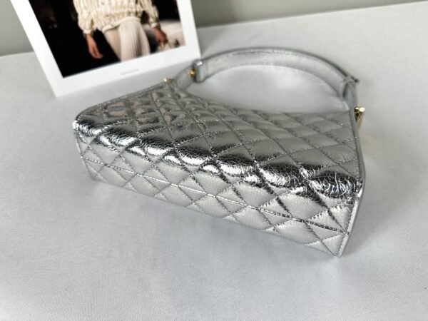 Chanel 26X Silver Hobo Bag