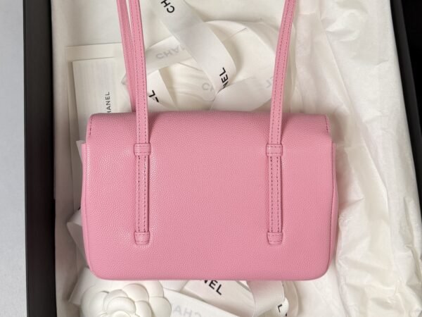 Chanel 26S Pink Caviar Preppy Coco Small Size Flap Bag